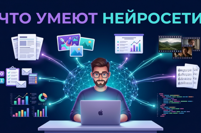 Отображает смысл теста Что умеют современные нейросети и как они могут помочь в работе и заработке